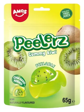 BOMBONE PEELERZ GUMMY KIWI 65G AMOS
