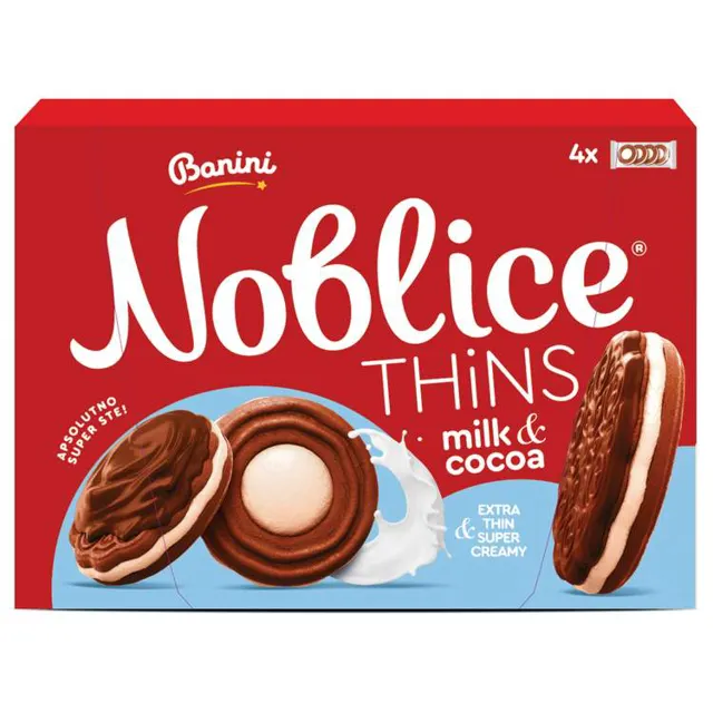 Keks mleko i kakao Noblice 190g Noblice