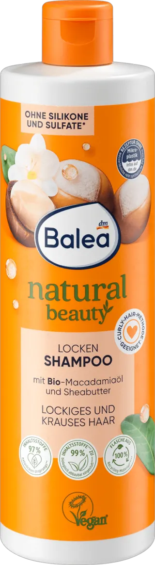 Balea natur. beauty šamp/kov. kosu 400ml
