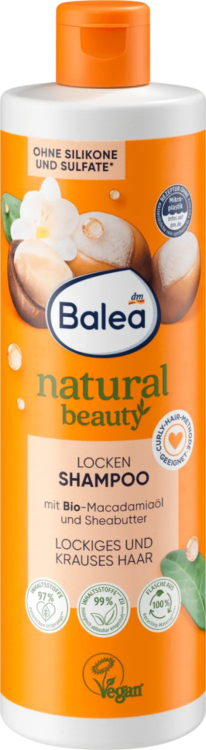 Balea natur. beauty šamp/kov. kosu 400ml Balea