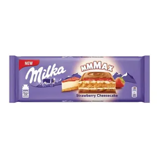 Cokolada strawbery cheesecake Milka 300g