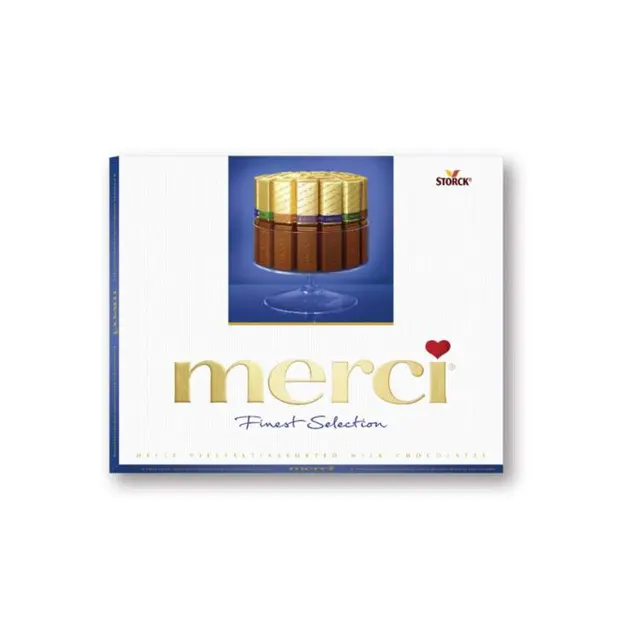 Bombonjera mlecna Merci 250g Merci