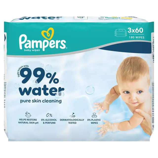 Vlazne maram.Pampers Aqua 3x60 Pampers