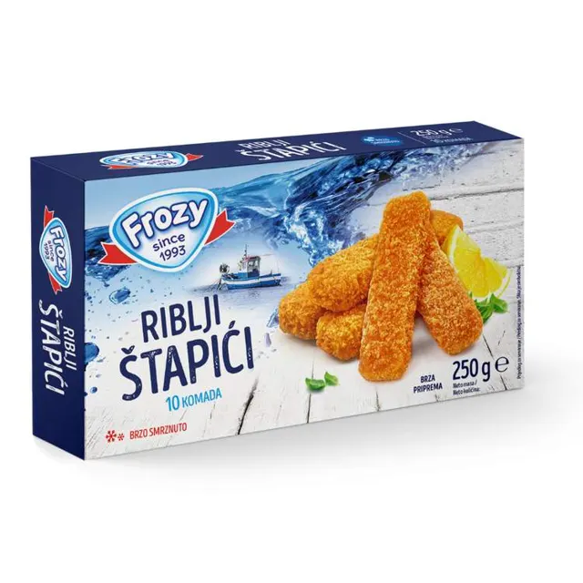 Smrznuti riblji stapici Frozy 250g Frozy