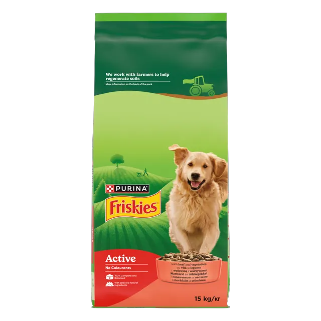 FRISKIES GRAN.ZA PSE ACTIVE 15KG Friskies