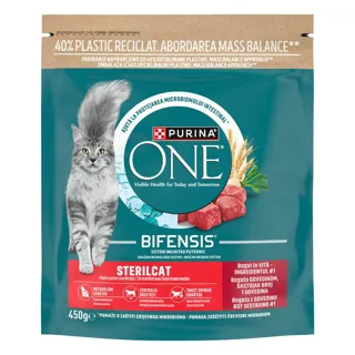 Granule za macke One govedina 450g