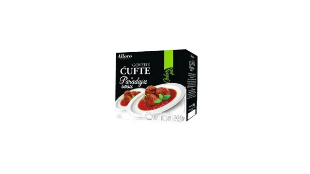 CUFTE GOVEDJE U PARADAJZ SOSU ALLORO 300G ALLORO