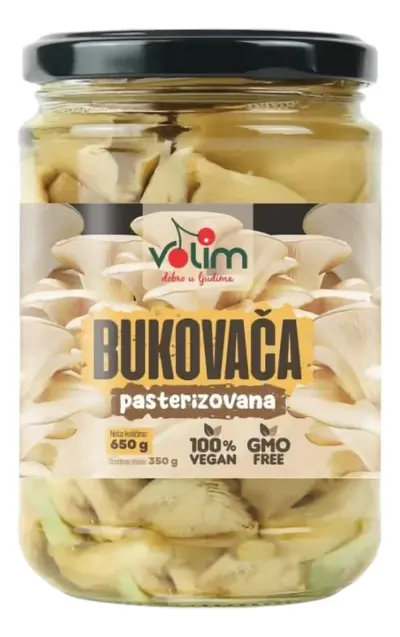 PEČURKE BUKOVAČE PASTERIZOVANA VOLIM 650G VOLIM