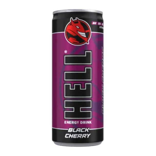 HELL 250ml BLACK CHERRY HELL ENERGY