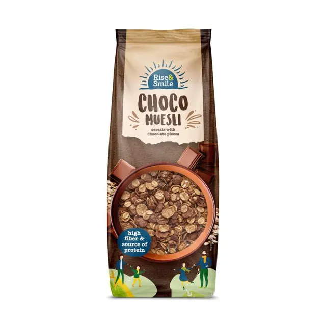 MUSLI ČOKOLADA 750G RISE&SMILE RISE&SMILE