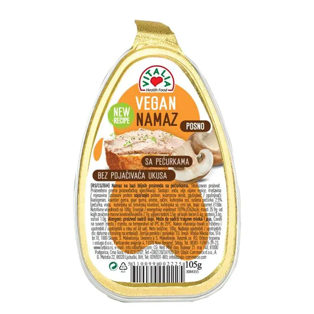 Pasteta soja/pecurke veget.Vitalia 105g Posebna ponuda