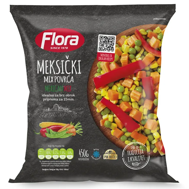 Smrz.mesano povr.za meksicku salatu 450g Flora