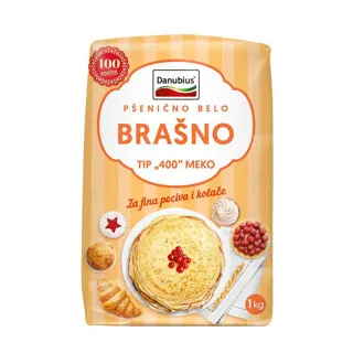 Brasno psenicno T-400 meko Danubius 1kg