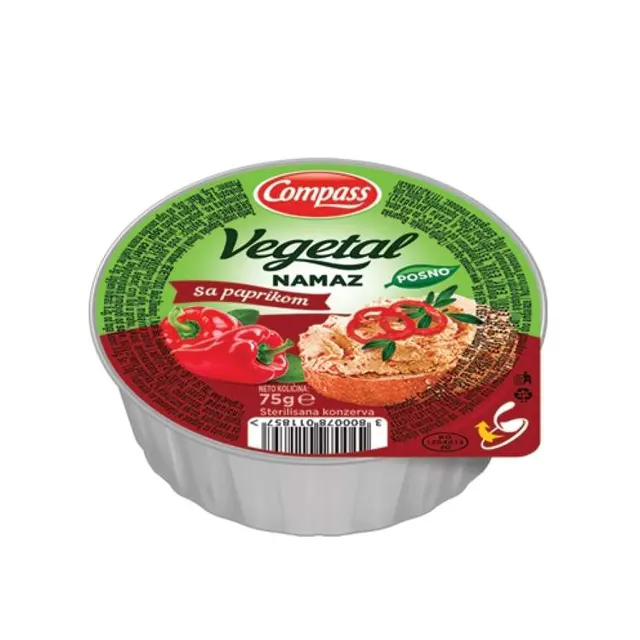 NAMAZ VEGETAL SA PAPRIKOM 75gr COMPASS BEVETTI