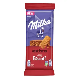 Cokolada mlecna biscoff Milka 190g