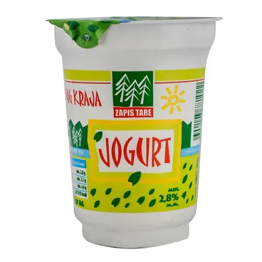 JOGURT 2.8%mm 0.18L ZAPIS TARE ZAPIS TARE
