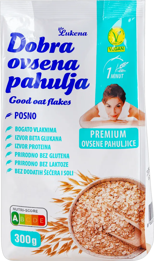 Dobra ovsena pahulja ovs.pahujlice 300g DOBRA OVSENA KAŠA