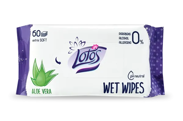 LOTOS VLAZNE MARAMICE 60/1 ALOE VERA YUGOMEDIC