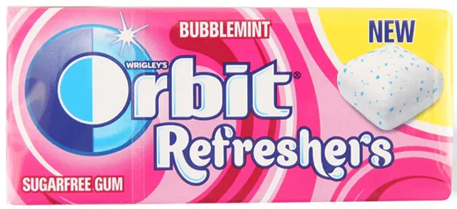 ORBIT REFRESHERS BUBBLEMINT ORBIT