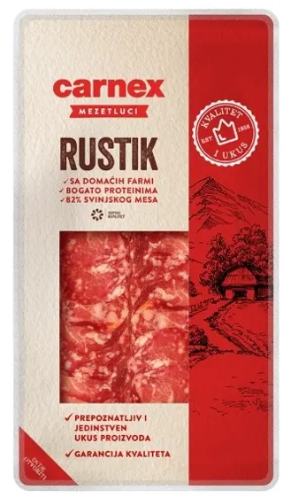 KOBASICA RUSTIK SLICE 100GR CARNEX