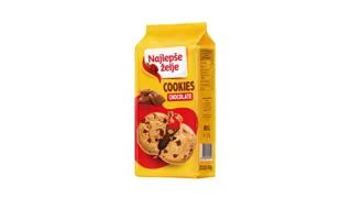 Najlepse zelje dark cookies cokolada 145g