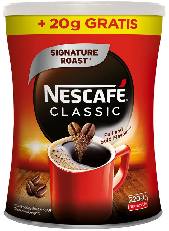 INST NESCAFE CLAS LIM 200G+20G GRAT NESCAFE