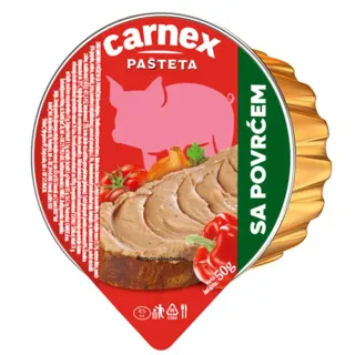 Pasteta sa povrcem Carnex folija 50g