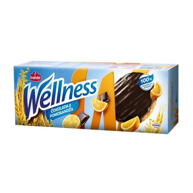 Keks Wellness narandza i cokolada 155g Wellness