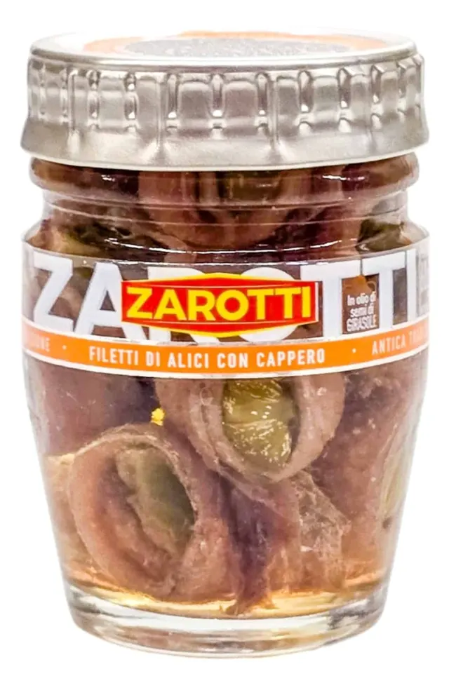 INĆUNI FILETI SA KAPROM U SUNCOKRETOVOM ULJU 60GR ZAROTTI ZAROTTI