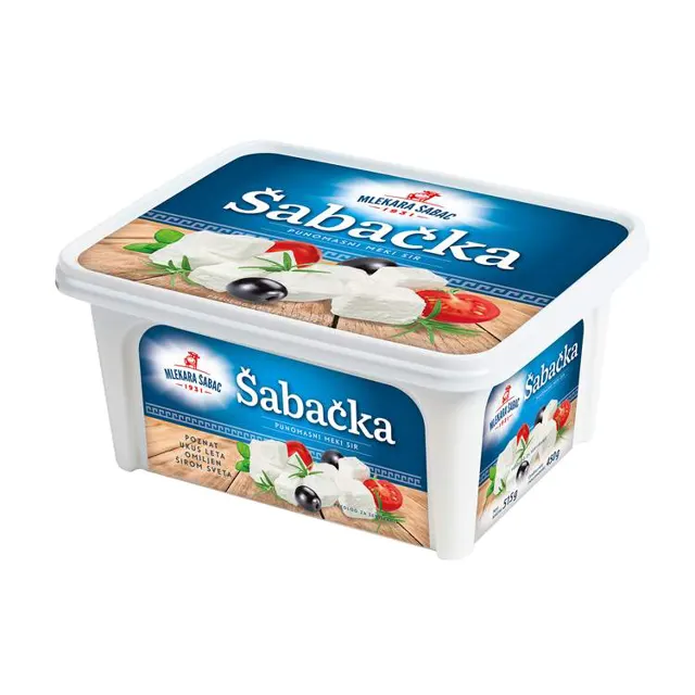 Sir Sabacki meki punomasni 45%mm 450g Mlekara Sabac