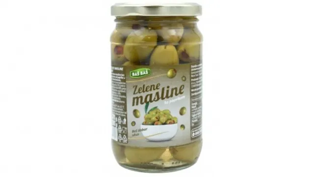 MASLINE ZELENE SA PAPRIKOM BAŠ BAŠ 370G BAS BAS