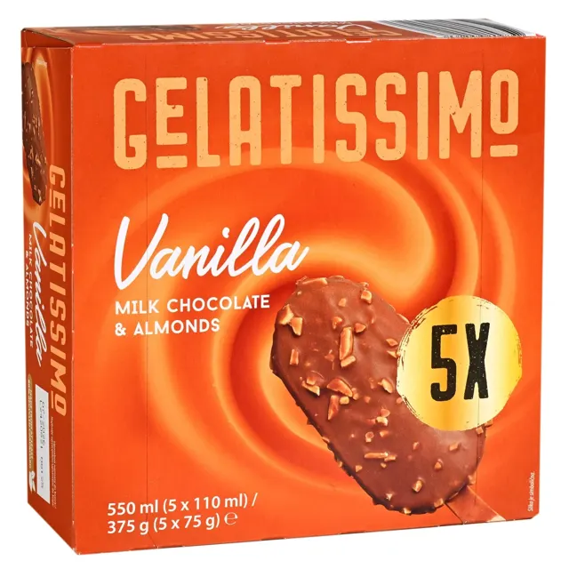 SLADOLED VANILA BADEM 5X110ML GELAT GELATISSIMO