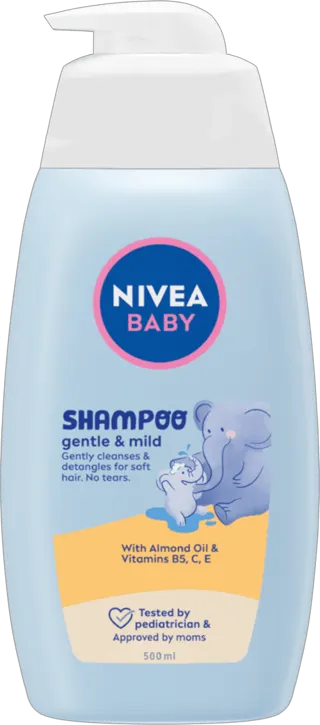 NIVEA BABY blagi šampon sa pumpicom 500m