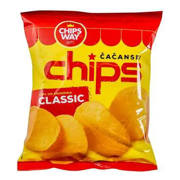 Cips slani Chips Way 40g Cacanski