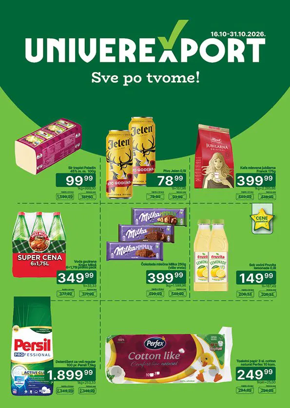 Univerexport katalog, strana 1