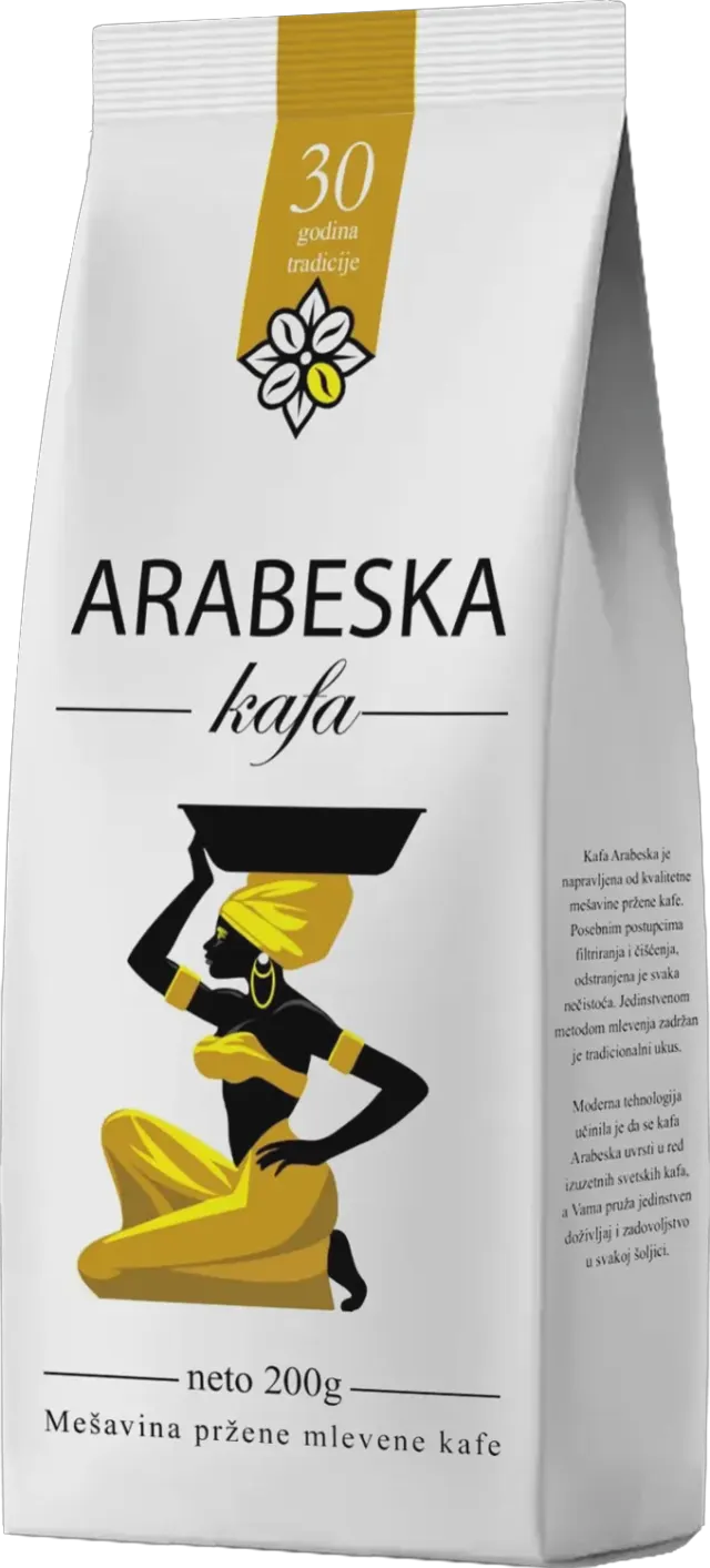 ARABESKA 200G tradicionalna kafa VETTORI DOO BEOGRAD