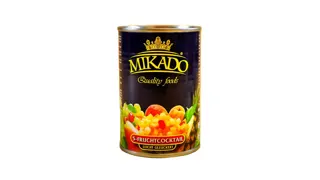 VOCNI COCKTEL U BLAGOM SIRUPU KONZERVA 410G MIKADO