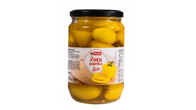 Paprika zuta ljuta Maxi 650g Maxi
