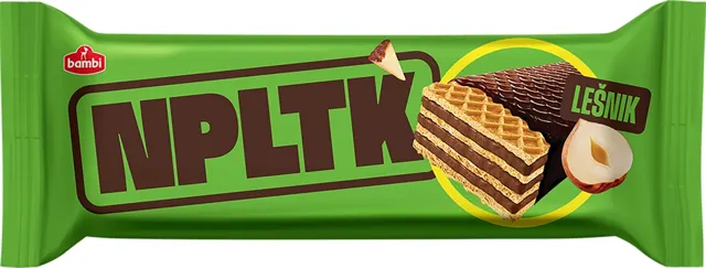 Bambi napolitanke lesnik kakao 35g BAMBI