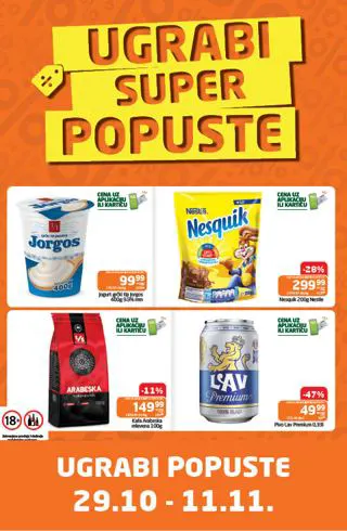 Gomex katalog 29.10.–11.11., naslovna strana