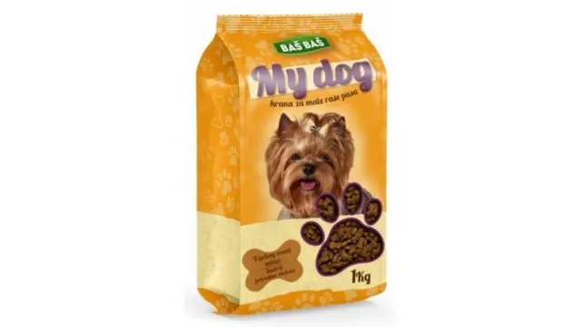 HRANA ZA PSE MALE RASE MY DOG BAŠ BAŠ 1KG BAS BAS