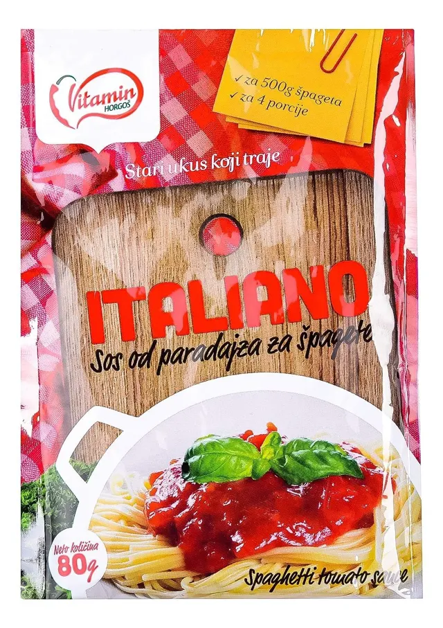 ZACIN SOS ZA SPAGETE 80gr VITAMIN VITAMINO