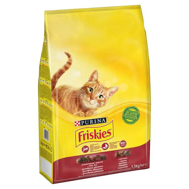 Briketi za macke meso Friskies 1.5kg Friskies