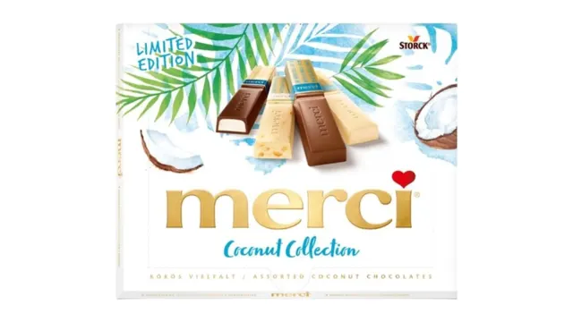 BOMBONJERA MERCI COCONUT 250gr ORBICO MERCI