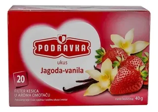Caj jagoda-vanila FV20vrecica 40g, Podravka