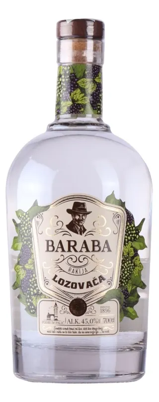 Rakija Lozovaca Baraba 0,7l