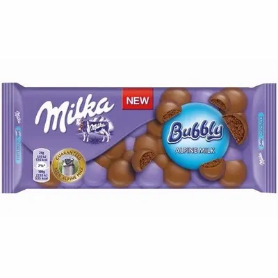 COKOLADA MILKA BUBBLY ALPINE MILK 90gr D WAY