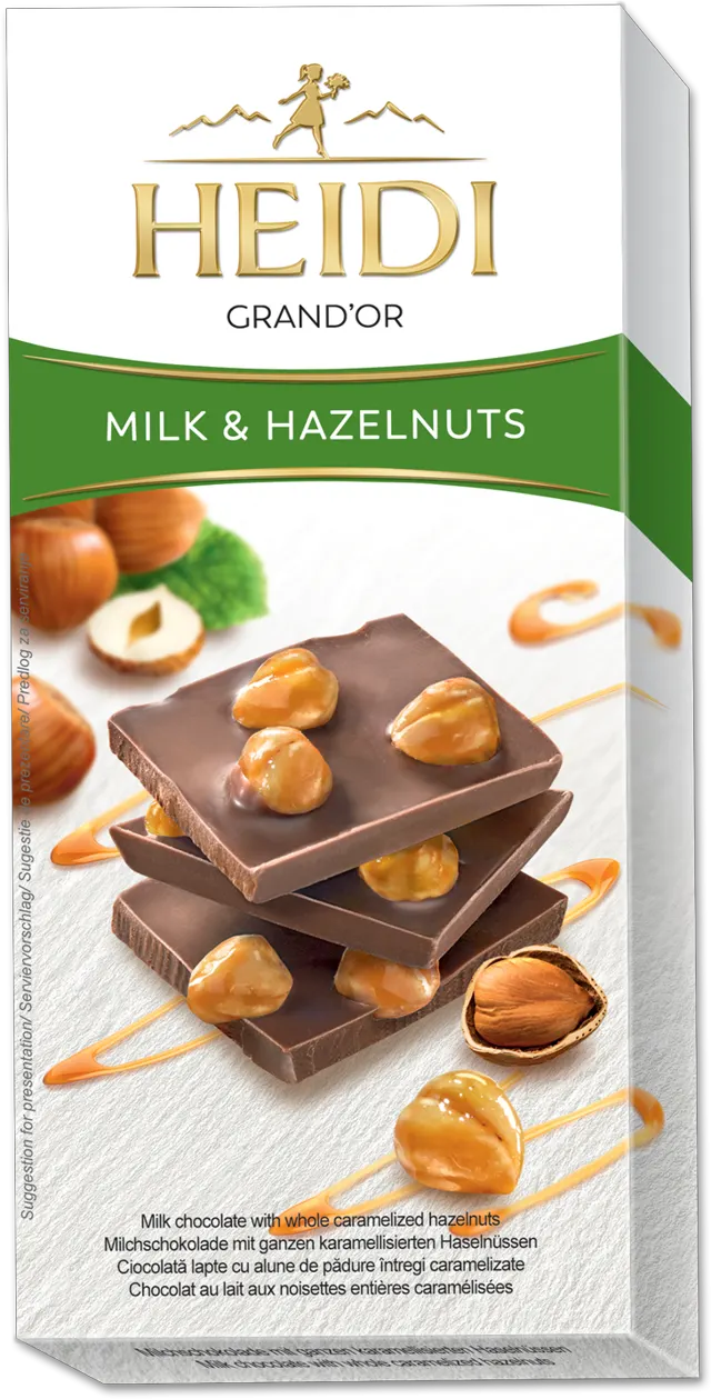 COK HEIDI GRAND MILK HAZELNUTS 100G HEIDI