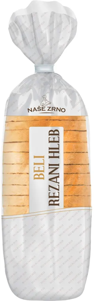 HLEB BELI REZANI 400+100gr grat