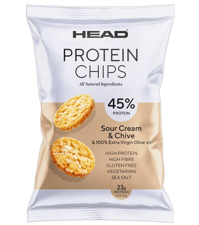 PROTEIN CHIPS SOUR CRE&CHI 50G HEAD HEAD
